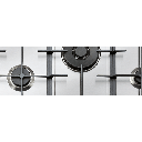 Parrilla Whirlpool de Gas 30" 5 quemadores Acero inoxidable Gris AKT790IXL