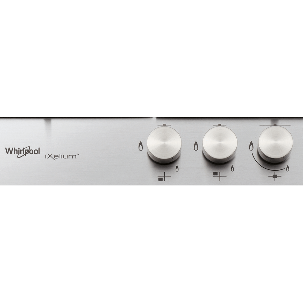 Parrilla Whirlpool de Gas 30" 5 quemadores Acero inoxidable Gris AKT790IXL