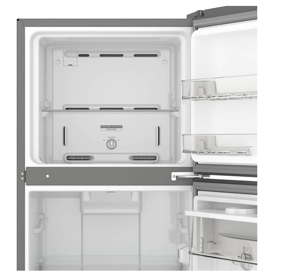 Refrigerador Whirlpool 11 p3 Top Mount 2 puertas Gris WT1133M