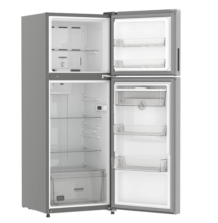Refrigerador Whirlpool 11 p3 Top Mount 2 puertas Gris WT1133M