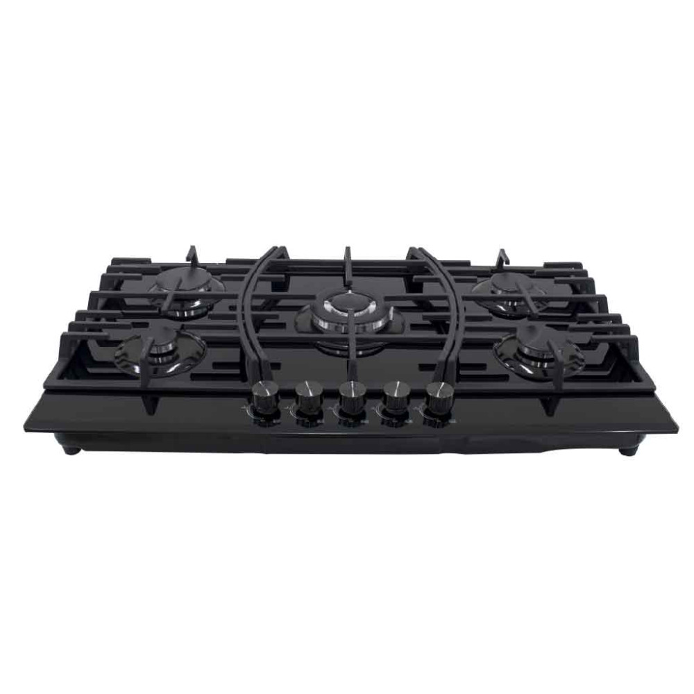 Parrilla Empotrable Rynox 5 Quemadores RY90-002T Plateado