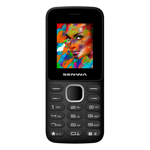 Celular Telcel Amigo Kit Senwa 2G S301A Disco Negro/Azul R5