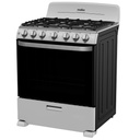 Estufa de Piso 30" Mabe Plata Easy Clean Pro EM7646BSIS2