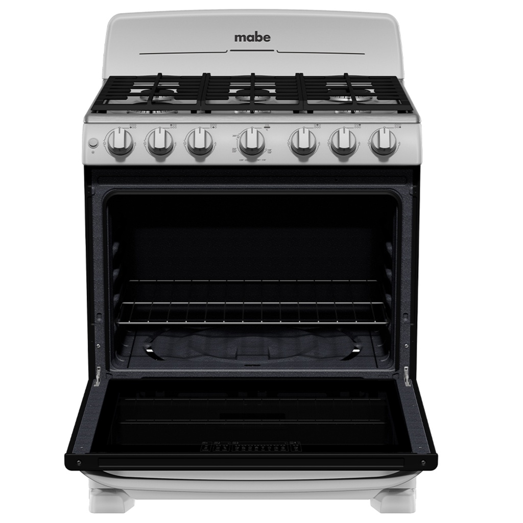 Estufa de Piso 30" Mabe Plata Easy Clean Pro EM7646BSIS2