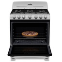 Estufa de Piso 30" Mabe Plata Easy Clean Pro EM7646BSIS2