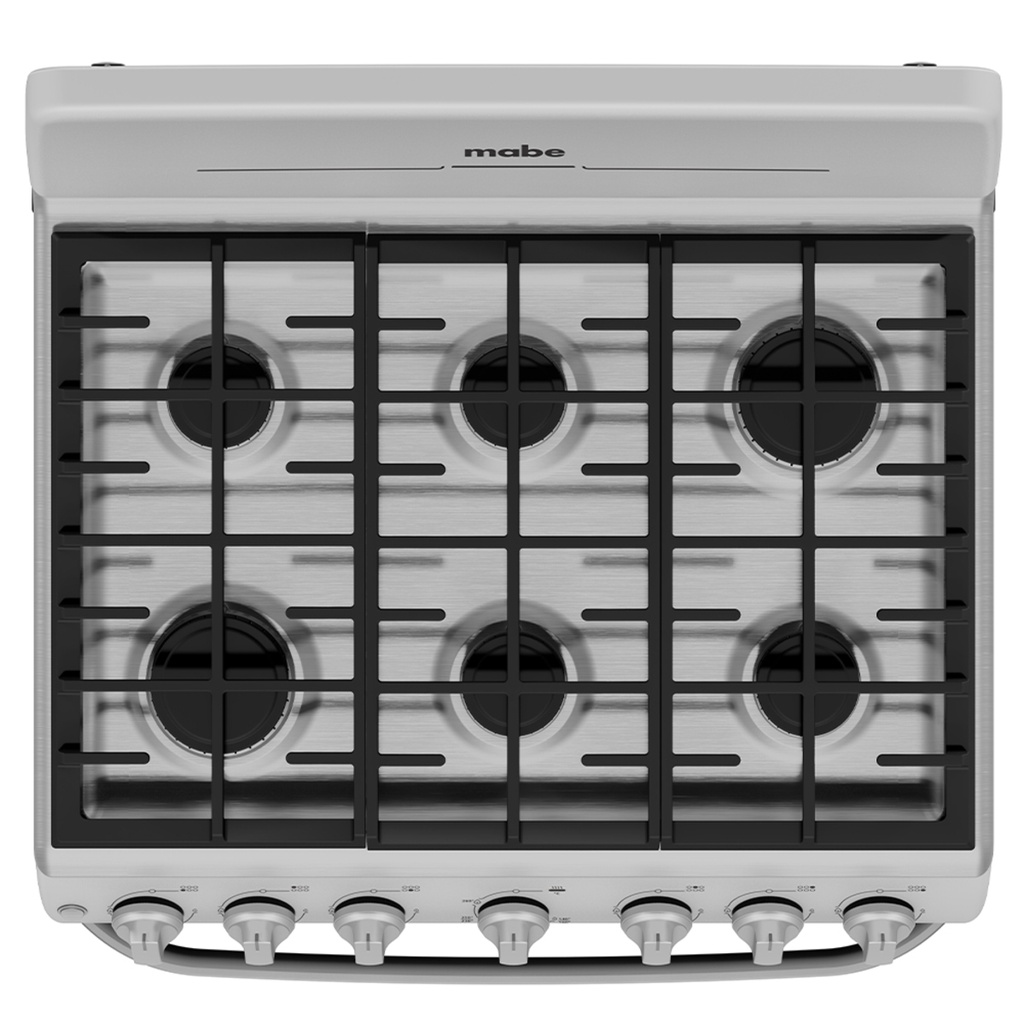 Estufa de Piso 30" Mabe Plata Easy Clean Pro EM7646BSIS2