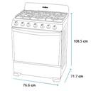 Estufa de Piso Mabe 30" Quemador Fast Cook EM7654BFIS2