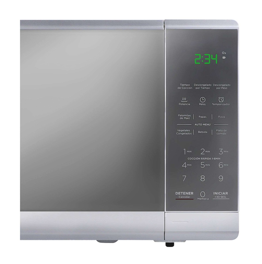 Horno de Microondas Practia 0.7 Pies Cúbicos (20L) Silver Mirror MMDF07S2MG