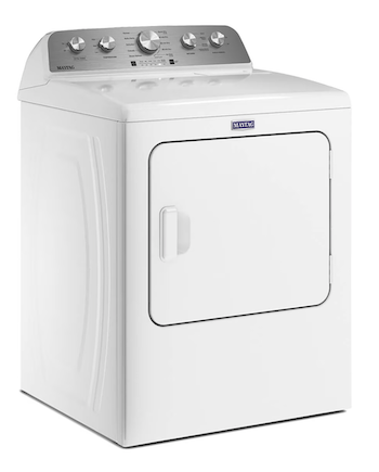 Secadora Maytag De Gas Natural/LP 26 kg Con 10 ciclos 7MMGD5430PW