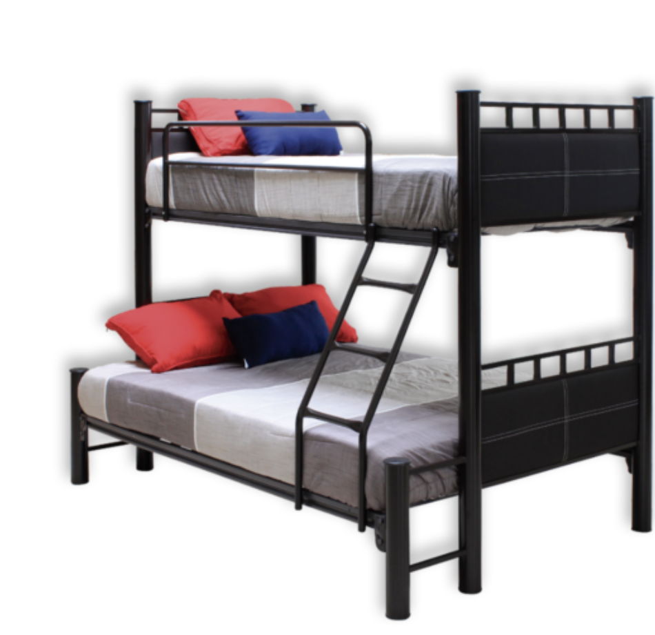 [8121 FIJA VINIL IND MAT CHOCOLATE] Litera Tam-mex Con Barandal de Seguridad Panel de Vinil y Escalera 8121 Fija Vinil IND MAT Chocolate