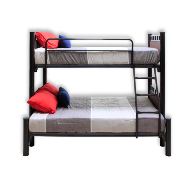 Litera Tam-mex Con Barandal de Seguridad Panel de Vinil y Escalera 8121 Fija Vinil IND MAT Gris