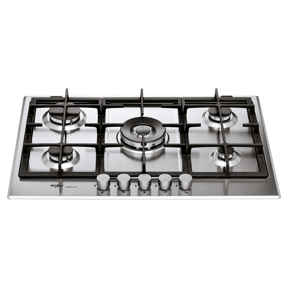 Parrilla Whirlpool de Gas 30" 5 quemadores Acero inoxidable Gris AKT790IXL