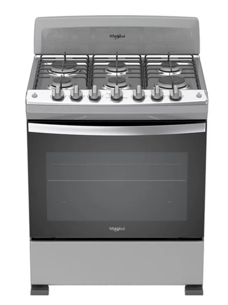 Estufa Al Piso 30" 6 Quemadores Whirlpool WFR3000S