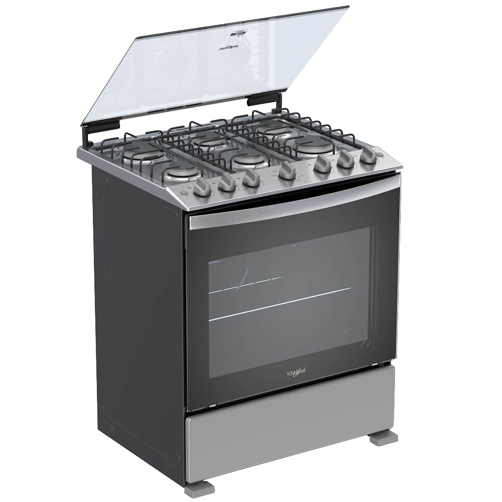 [WFR3300D] Estufa Whirlpool Al Piso 30"  Perillas Push & Turn  Door Stop System WFR3300D