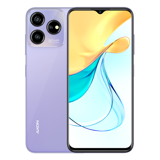 Celular Telcel Amigo Kit Zte 4G Axon 50 Lite Morado 256Gb